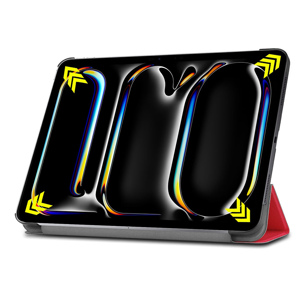 Coque pour Apple iPad Pro 13 (2024), Techsuit, FoldPro, Rouge