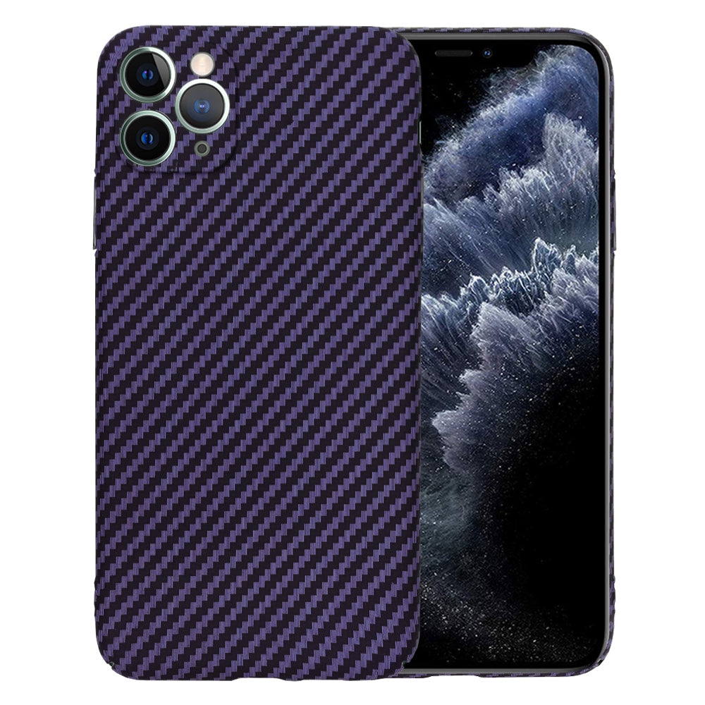 Coque pour Apple iPhone 11 Pro Max, Techsuit, Carbonite FiberShell, Violet