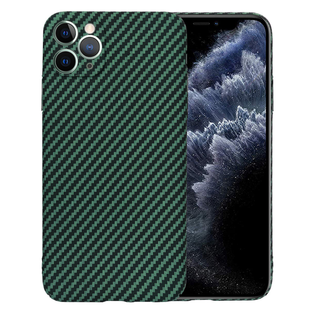 Coque pour Apple iPhone 11 Pro Max, Techsuit, Carbonite FiberShell, Vert