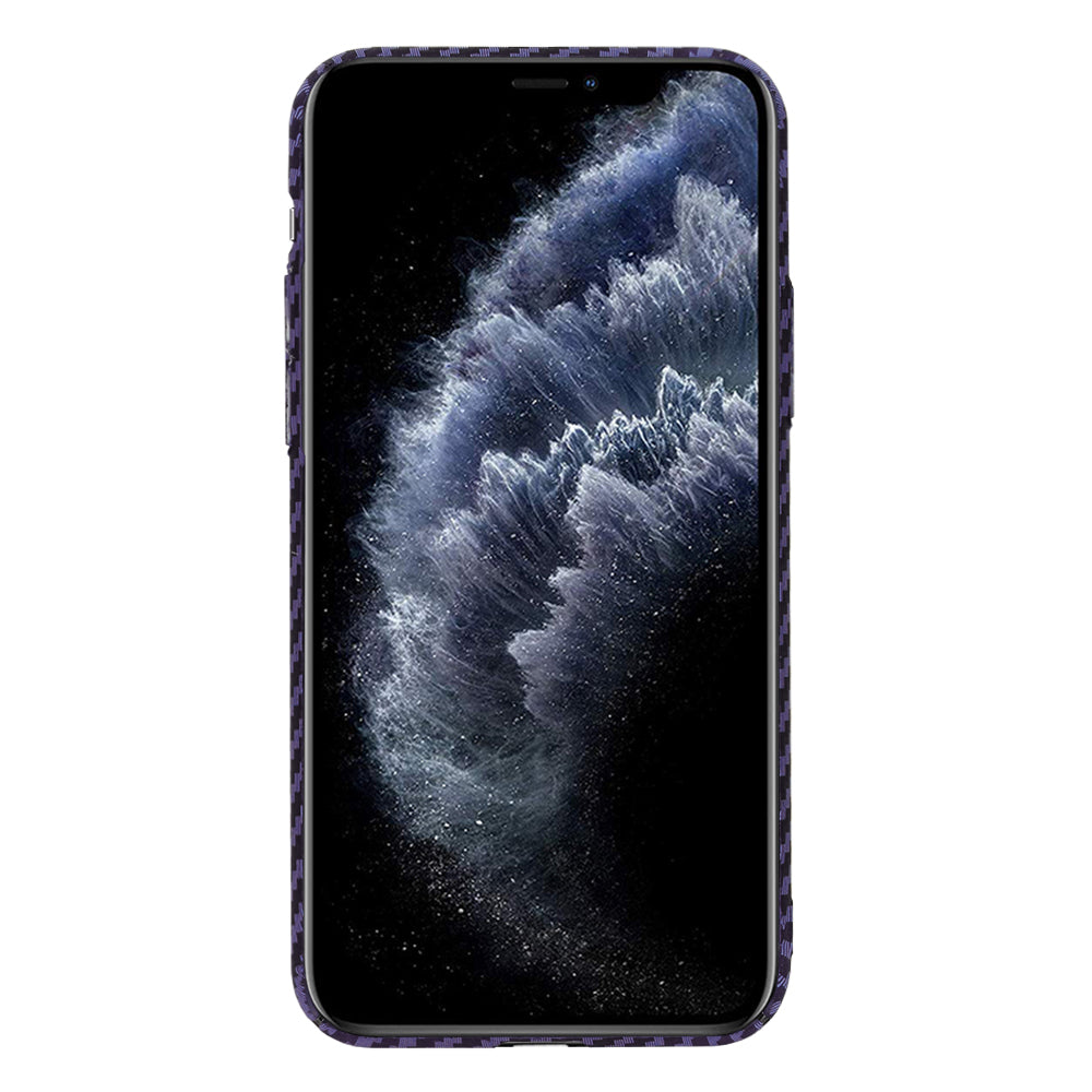 Coque pour Apple iPhone 11 Pro, Techsuit, Carbonite FiberShell, Violet
