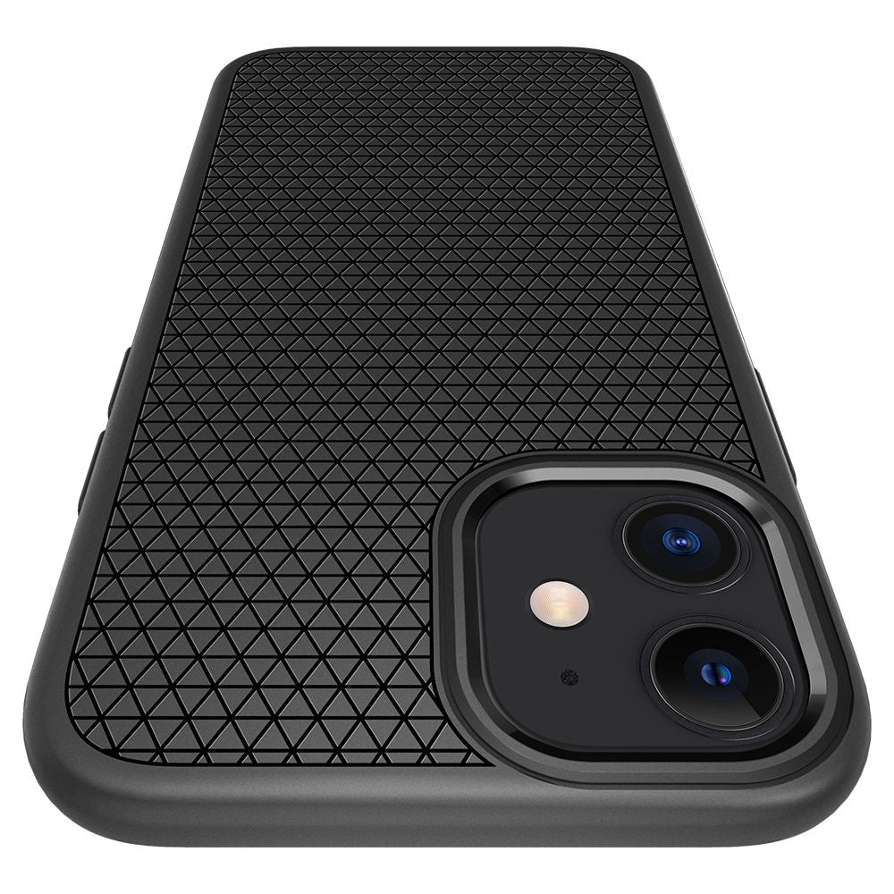Étui pour Apple iPhone 12 / 12 Pro, Spigen, Liquid Air, Noir