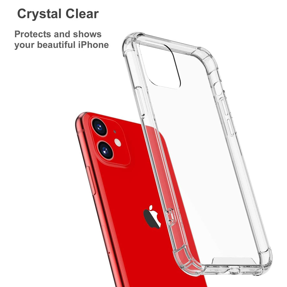Coque pour Apple iPhone 12, Techsuit, Anti-choc Claire, Transparente