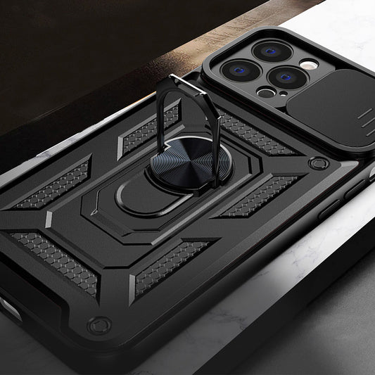 Coque pour Apple iPhone 13 Pro, Techsuit, CamShield, Noire