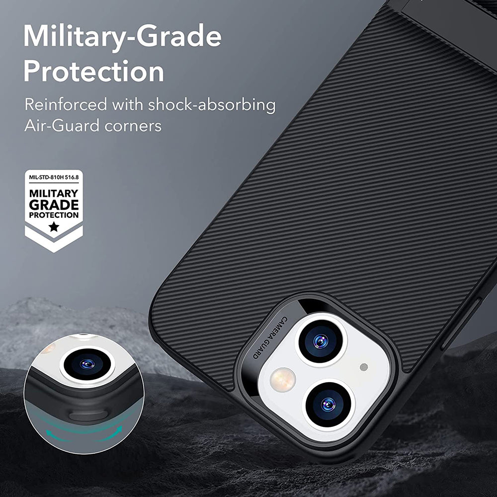 Étui pour Apple iPhone 14 Plus, ESR, Air Shield Boost Kickstand, Noir