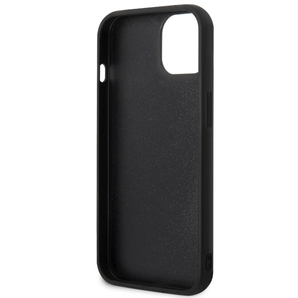 Housse pour Apple iPhone 14 Plus, Karl Lagerfeld, 3D Rubber Choupette, Noire