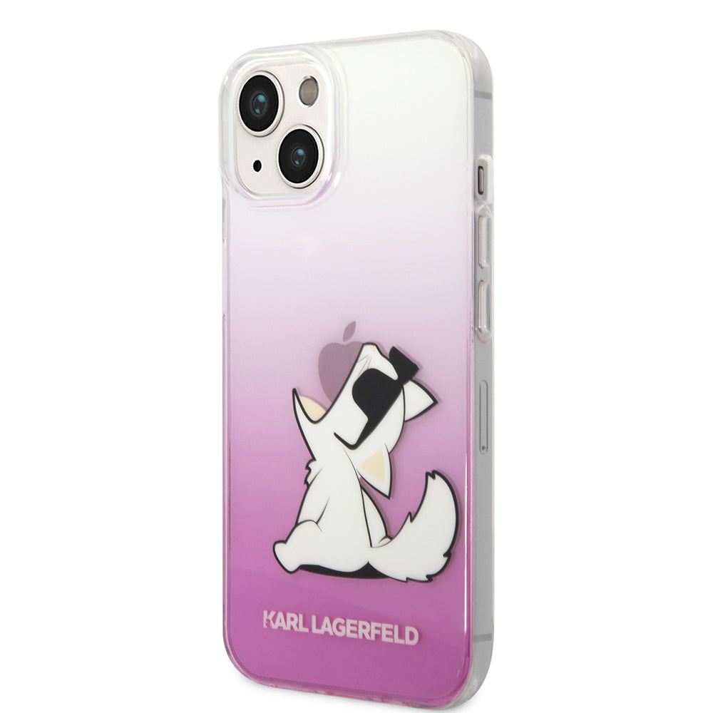 Étui pour Apple iPhone 14 Plus, Karl Lagerfeld, Choupette Fun, Rose