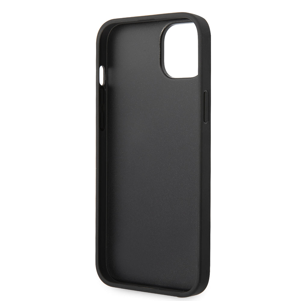Étui pour Apple iPhone 14 Plus, Karl Lagerfeld, Monogram Stripe, Marron