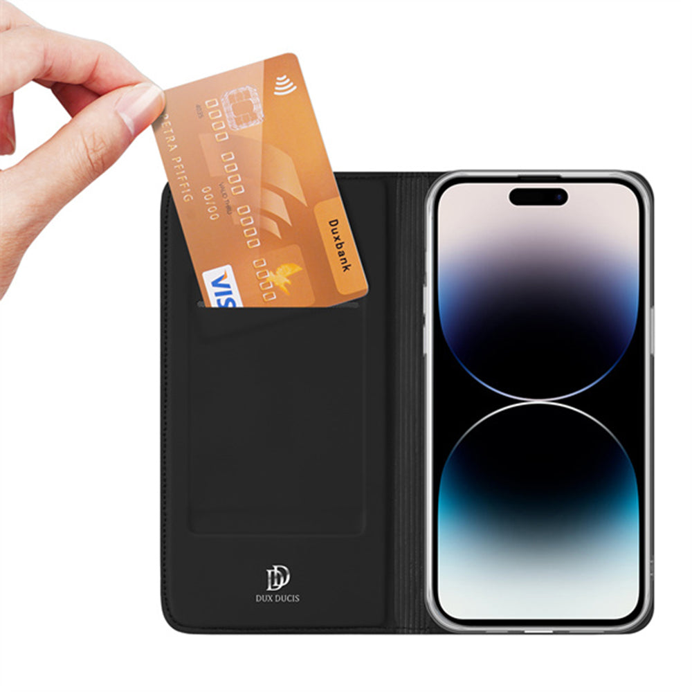 Coque pour Apple iPhone 14 Pro, DUX DUCIS, Skin Pro, Noire