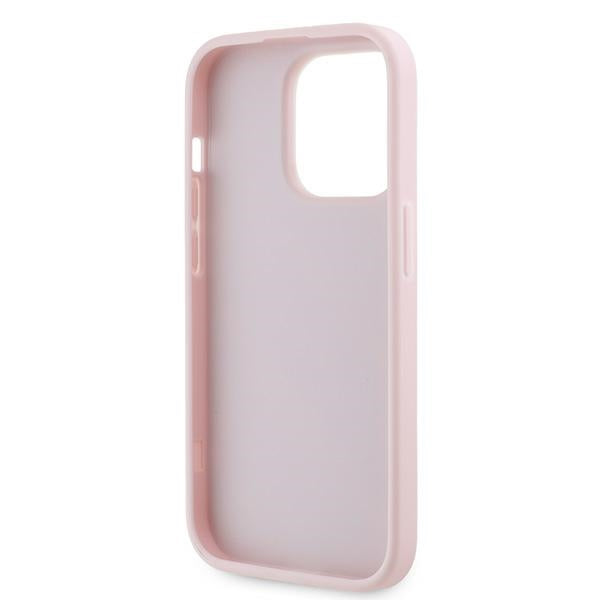 Étui pour Apple iPhone 14 Pro Max, Karl Lagerfeld, Diagonal Quilted Script, Rose