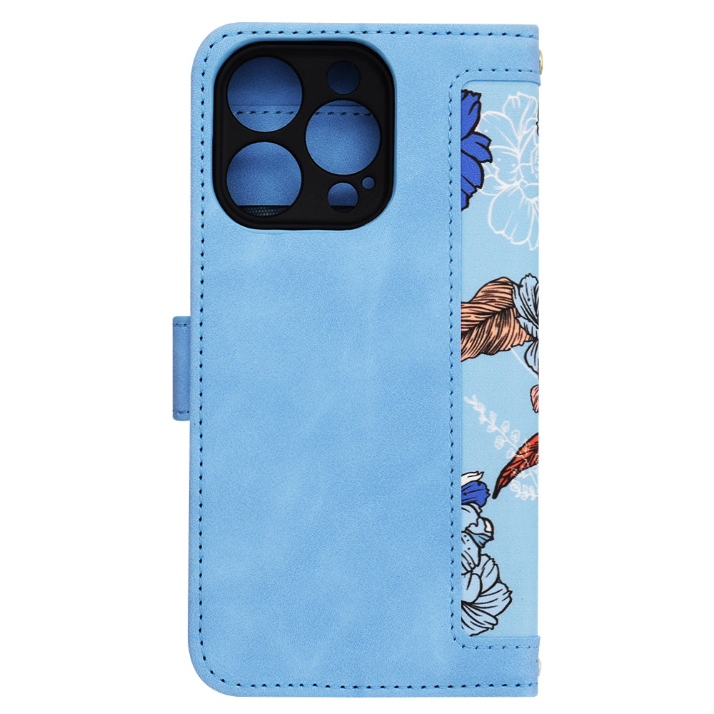 Coque pour Apple iPhone 14 Pro, Techsuit, FlipCraft, Bleu