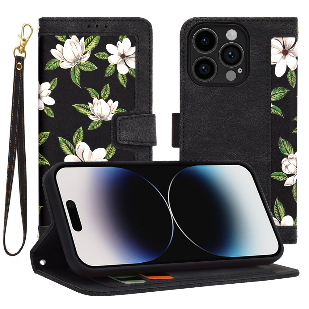 Coque pour Apple iPhone 14 Pro, Techsuit, FlipCraft, Noire