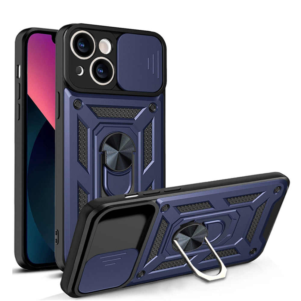 Étui pour Apple iPhone 14, Techsuit, CamShield, Bleu