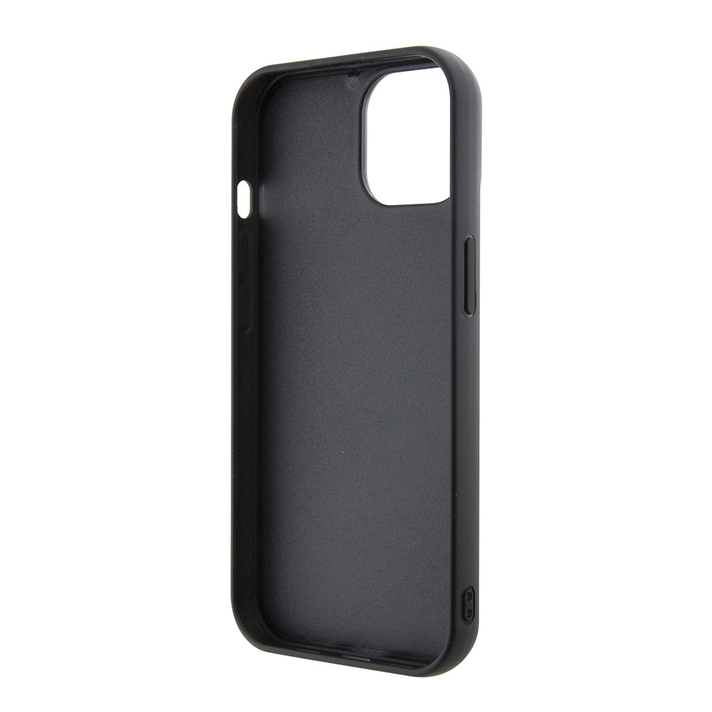 Case for Apple iPhone 15, Karl Lagerfeld, 3D Rubber Multi Logo, Black
