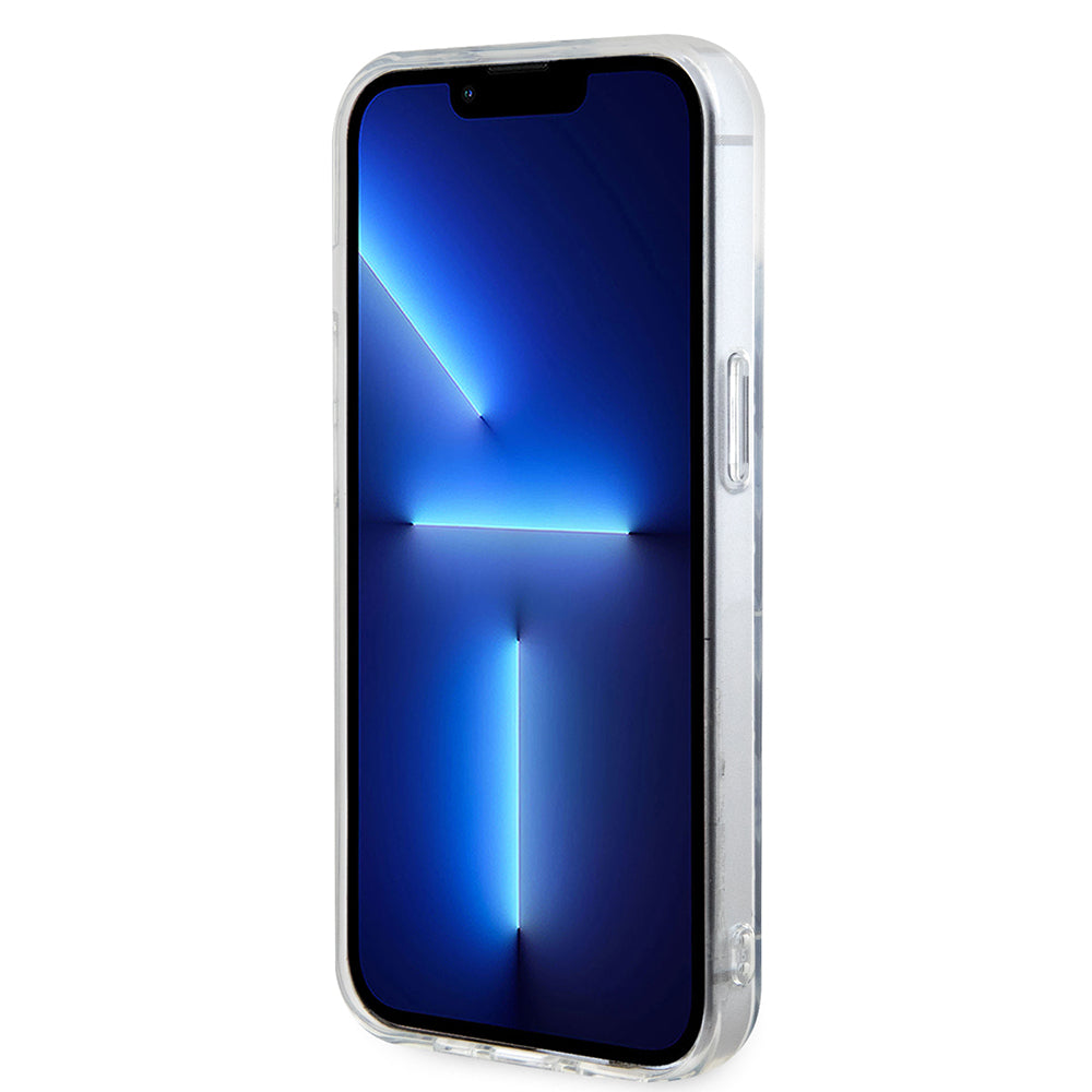 Étui pour Apple iPhone 15, Karl Lagerfeld, Monogram Choupette, Transparent