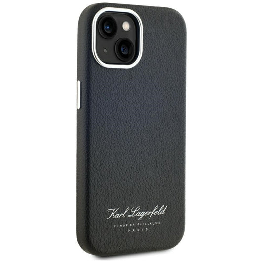 Étui pour Apple iPhone 15, Karl Lagerfeld, RSG, Noir