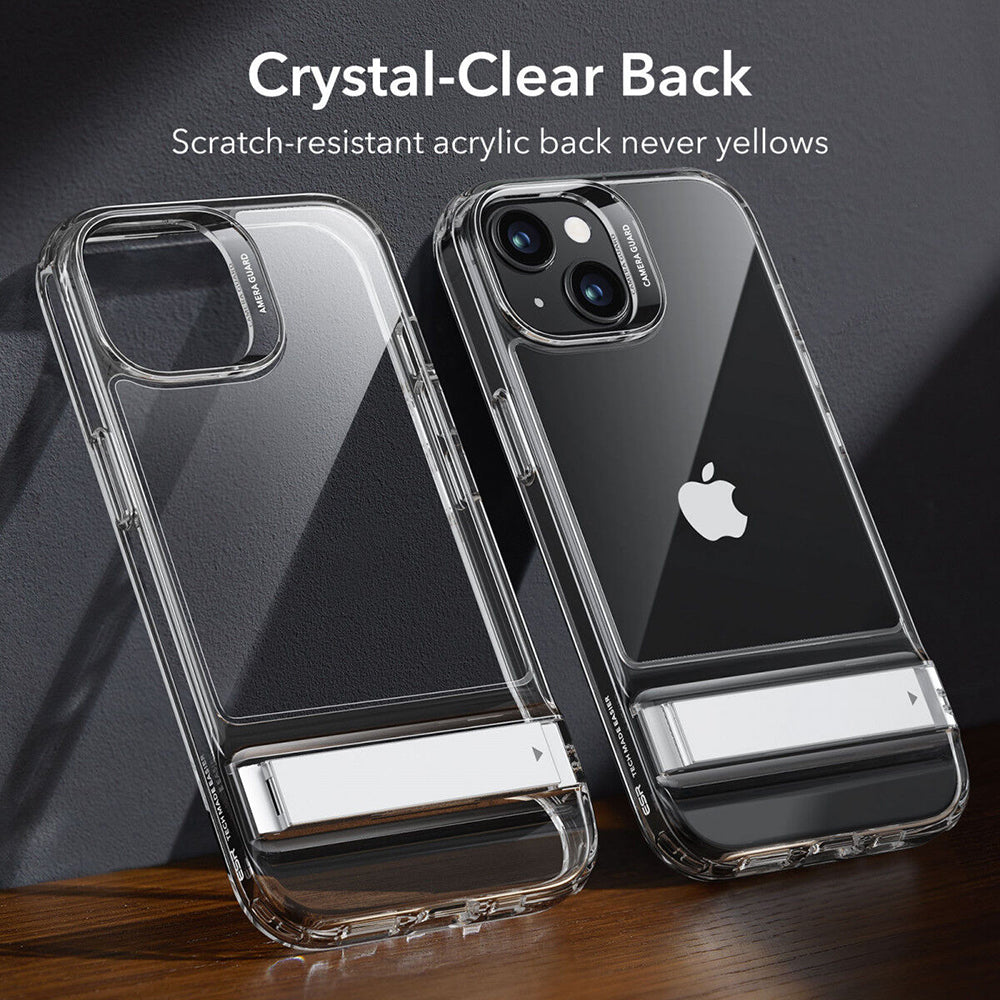 Étui pour Apple iPhone 15 Plus, ESR, Air Shield Boost Kickstand, Transparent