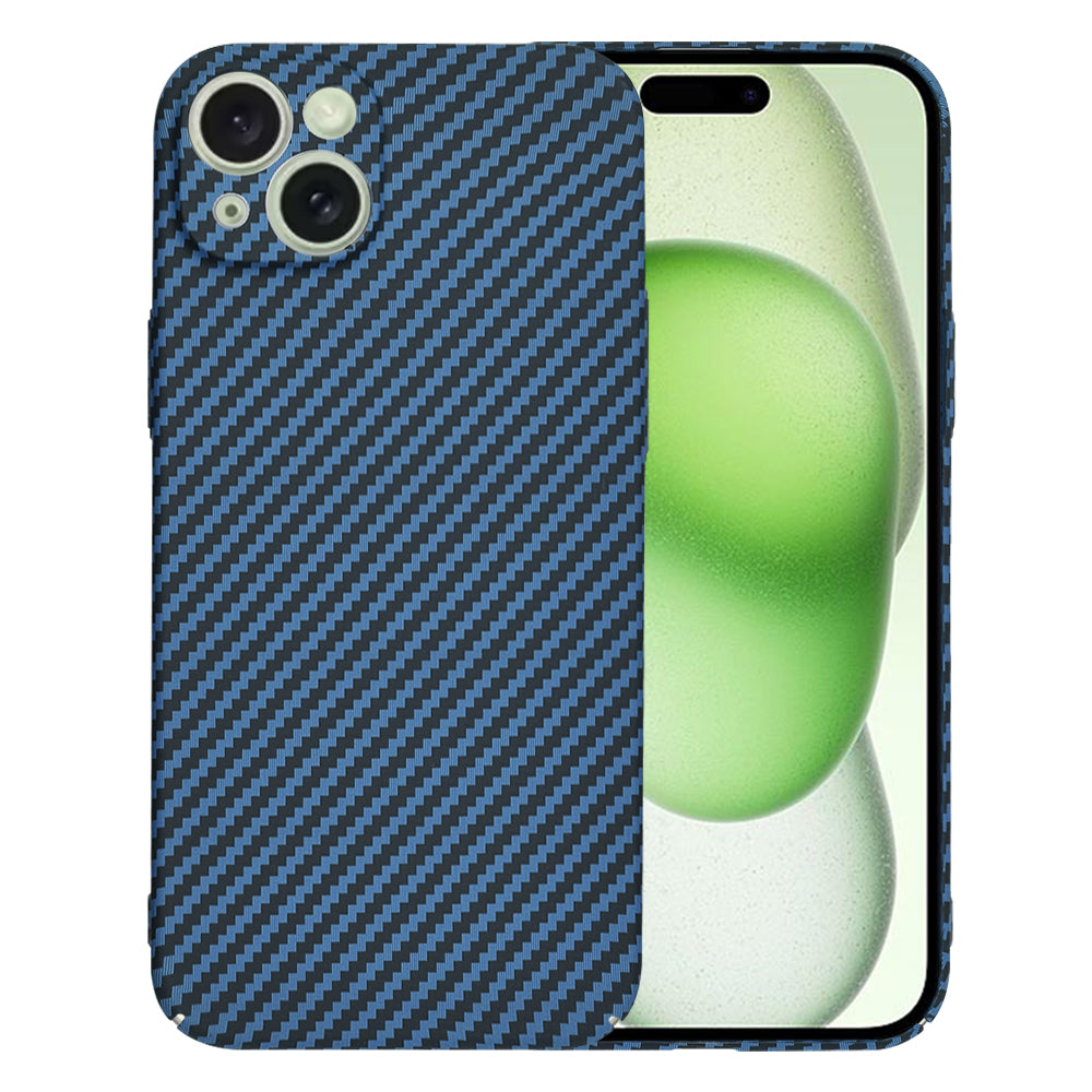 Coque pour Apple iPhone 15 Plus, Techsuit, Carbonite FiberShell, Turquoise