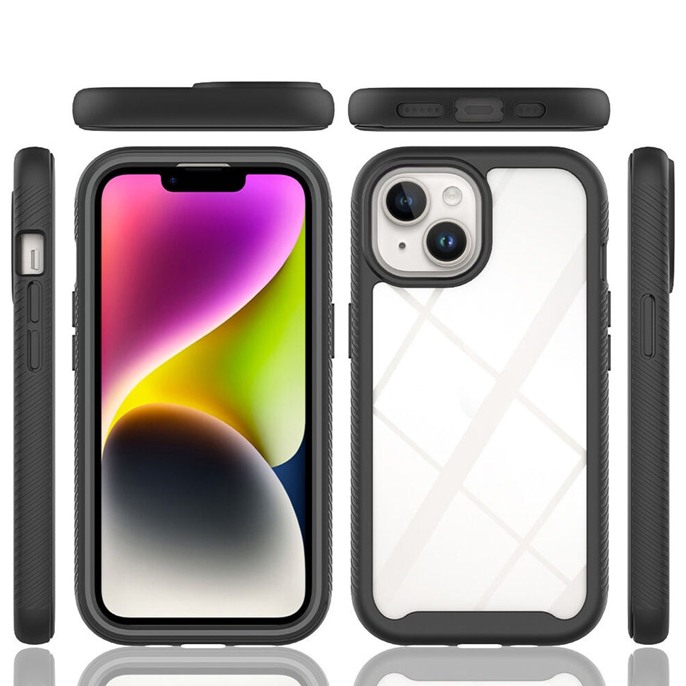 Coque pour Apple iPhone 15 Plus, Techsuit, Defense360 Pro, Noire