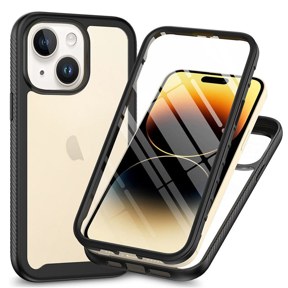 Coque pour Apple iPhone 15 Plus, Techsuit, Defense360 Pro, Noire