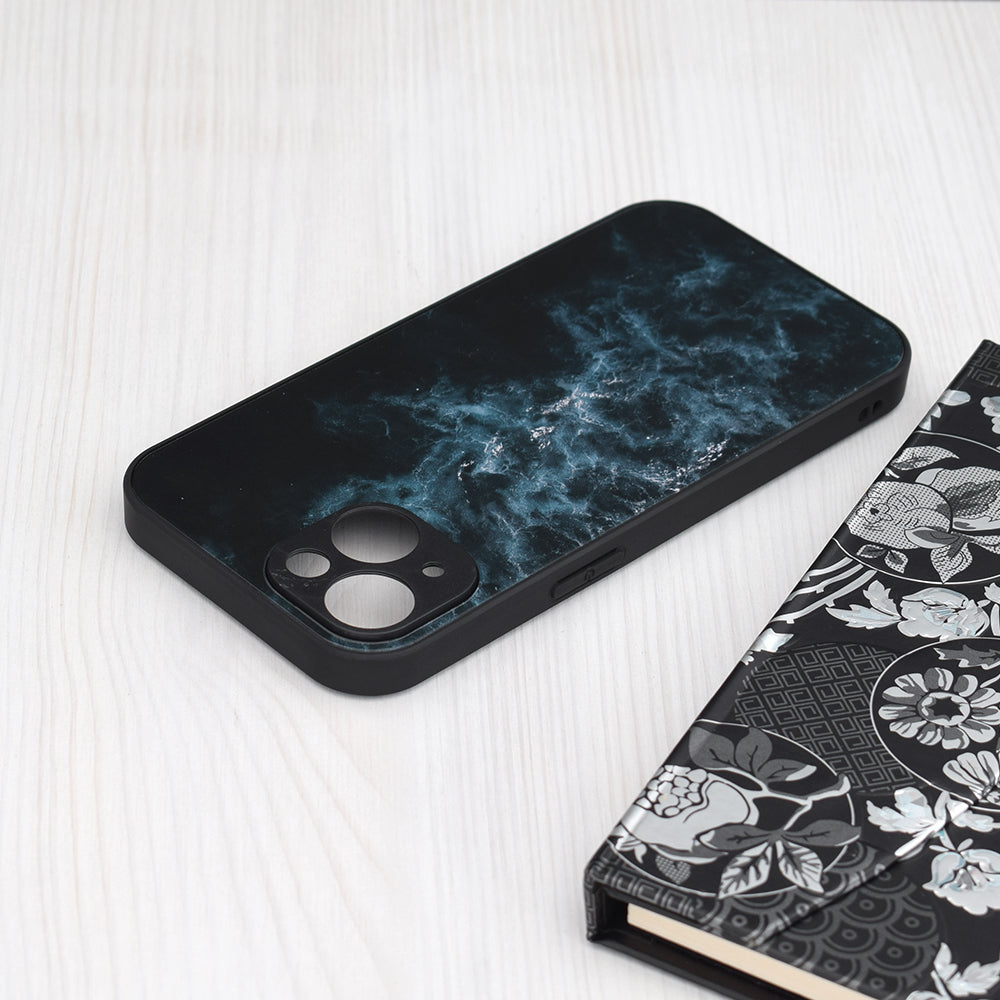 Coque pour Apple iPhone 15 Plus, Techsuit, Glaze, Bleue