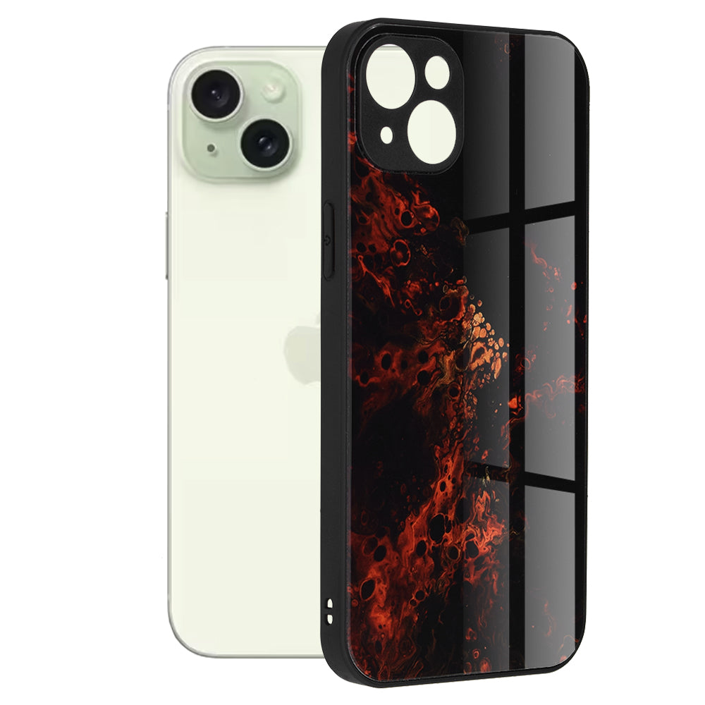 Coque pour Apple iPhone 15 Plus, Techsuit, Glaze, Rouge