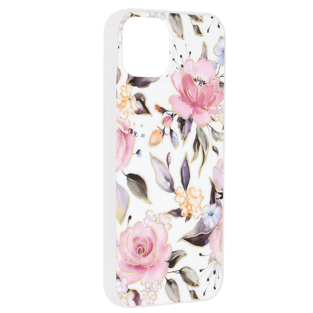 Coque pour Apple iPhone 15 Plus, Techsuit, Marble, Blanche