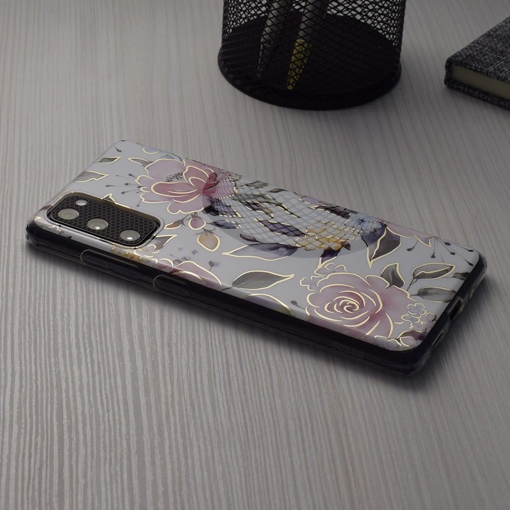 Coque pour Apple iPhone 15 Plus, Techsuit, Marble, Blanche