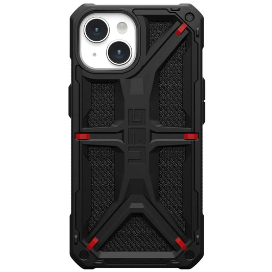 Coque pour Apple iPhone 15 Plus, Urban Armor Gear, Monarch Kevlar, Noire