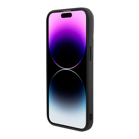 Étui pour Apple iPhone 15 Pro, Guess, PU Square Mirror Script Logo, Noir GUHCP15LPMSDGSK