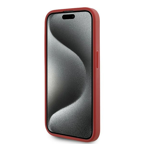Étui pour Apple iPhone 15 Pro Max, Karl Lagerfeld, Diagonal Quilted Script, Rose