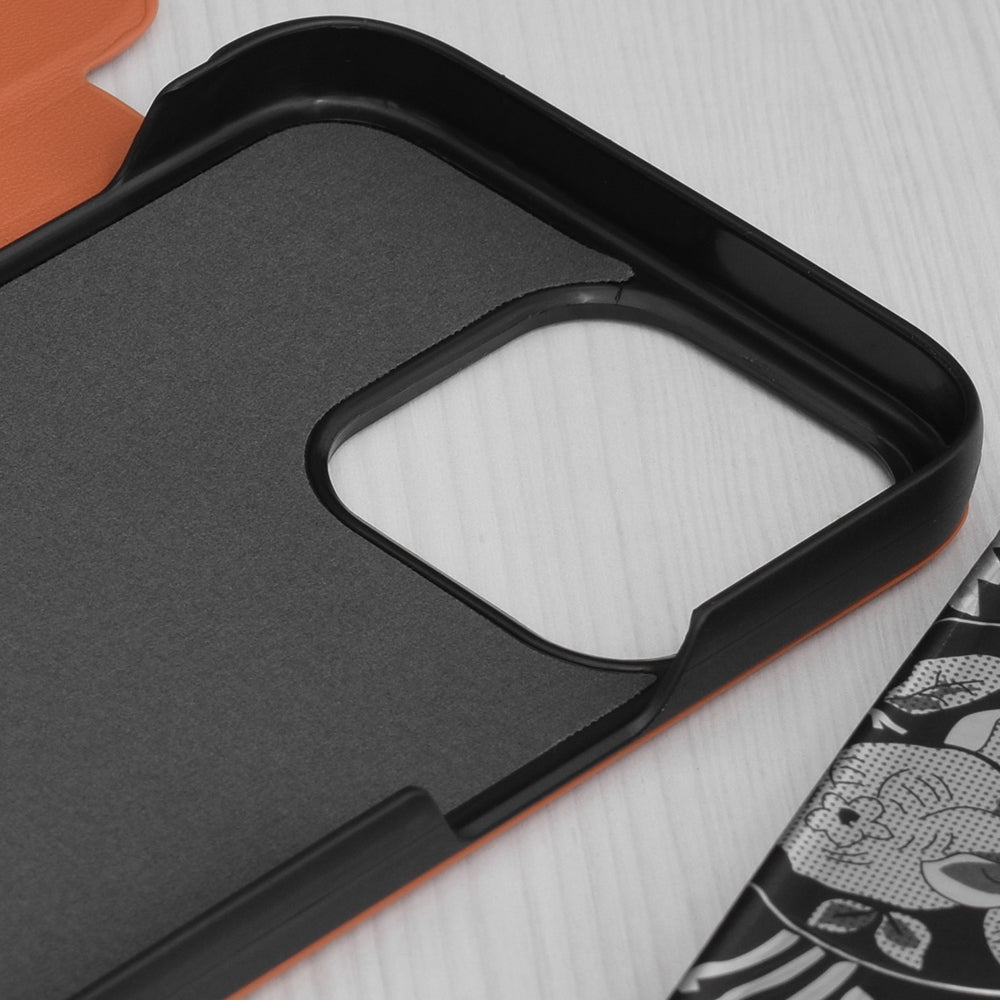 Coque pour Apple iPhone 15 Pro Max, Techsuit, eFold, Orange