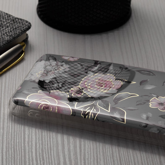 Coque pour Apple iPhone 15 Pro Max, Techsuit, Marble, Gris