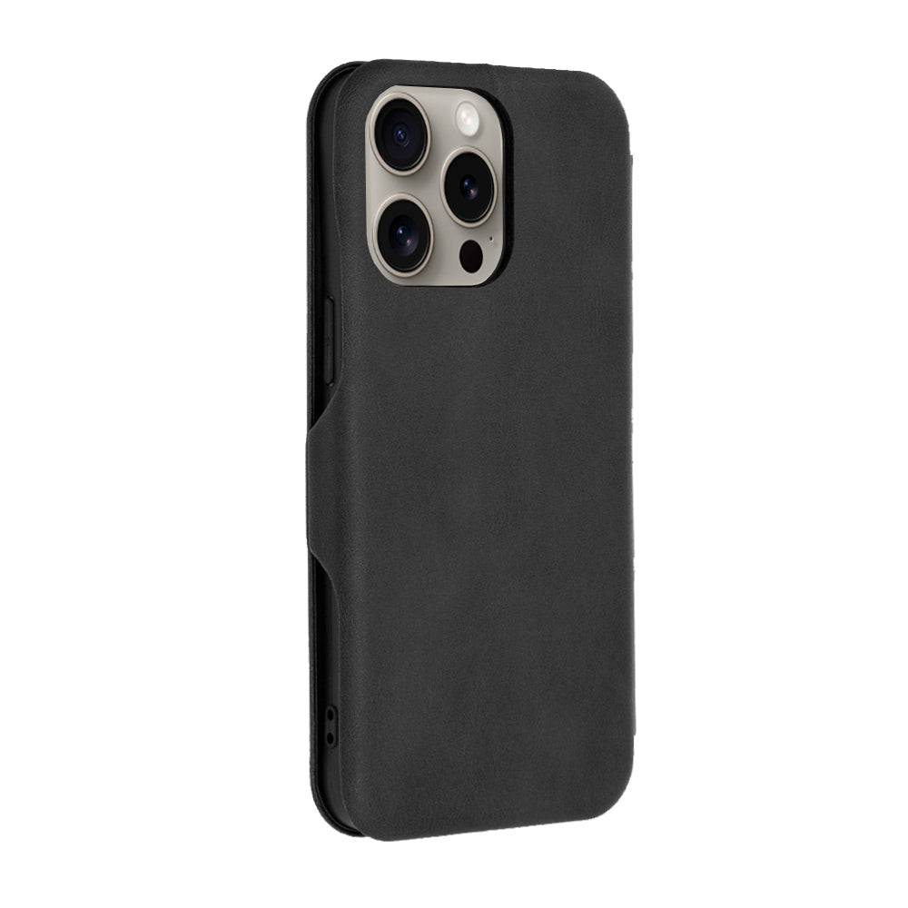 Coque pour Apple iPhone 15 Pro Max, Techsuit, Safe Wallet Plus, Noire