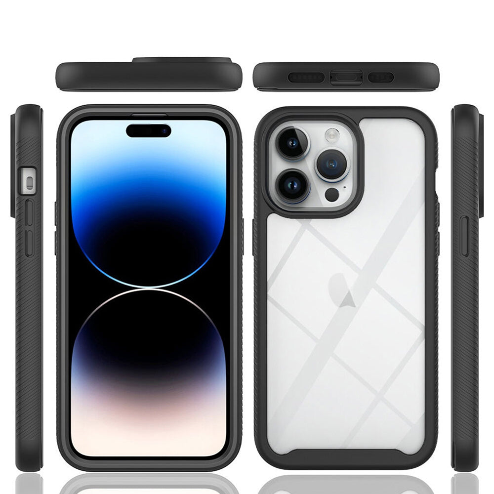 Coque pour Apple iPhone 15 Pro, Techsuit, Defense360 Pro, Noire