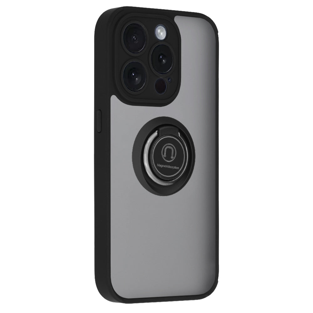Coque pour Apple iPhone 15 Pro, Techsuit, Glinth, Noire