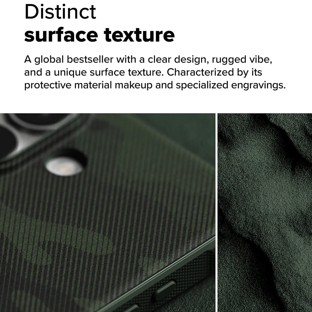 Coque pour Apple iPhone 16 Plus, Ringke, Design Onyx, Vert