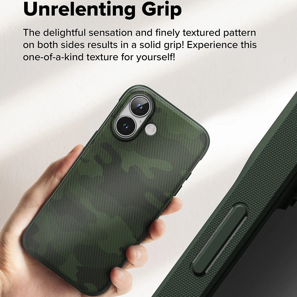 Coque pour Apple iPhone 16 Plus, Ringke, Design Onyx, Vert