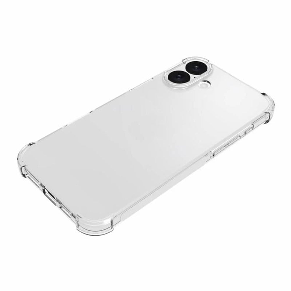 Coque pour Apple iPhone 16 Plus, Techsuit, Transparent Antichoc (Grand Trou pour Objectif), Transparente