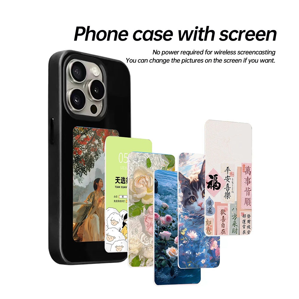 Coque pour Apple iPhone 16 Plus, Techsuit, SmartScreen NFC, Noire