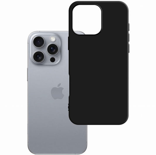 Coque pour Apple iPhone 16 Pro, 3MK, Noire Mate