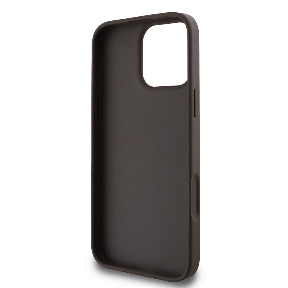 Étui pour Apple iPhone 16 Pro Max, Guess, 4G Classic, Marron
