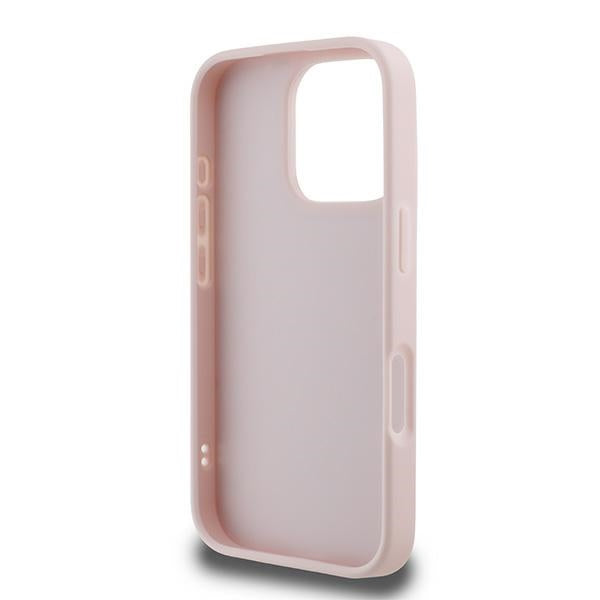 Étui pour Apple iPhone 16 Pro Max, Karl Lagerfeld, Diagonal Quilted Script, Rose