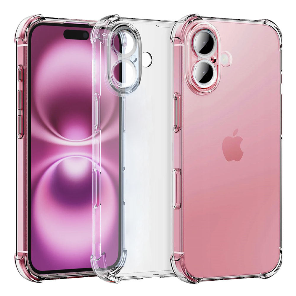 Coque pour Apple iPhone 16, Techsuit, Anti-choc Claire, Transparente