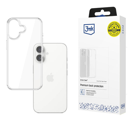 Étui pour Apple iPhone 17, 3MK, Armor, Transparent