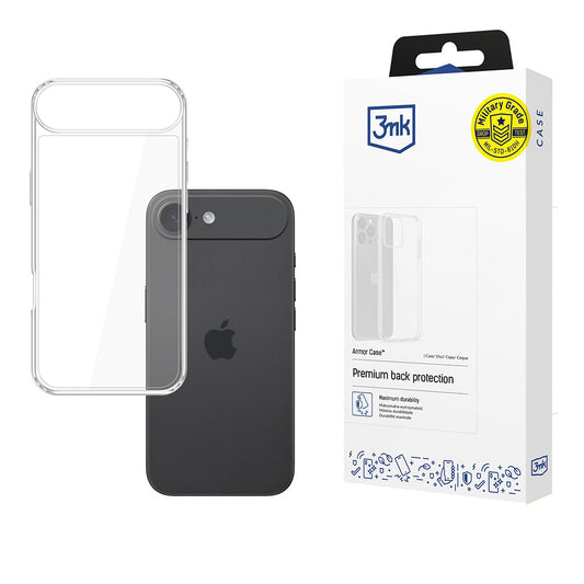 Étui pour Apple iPhone 17 Air, 3MK, Armor, Transparent