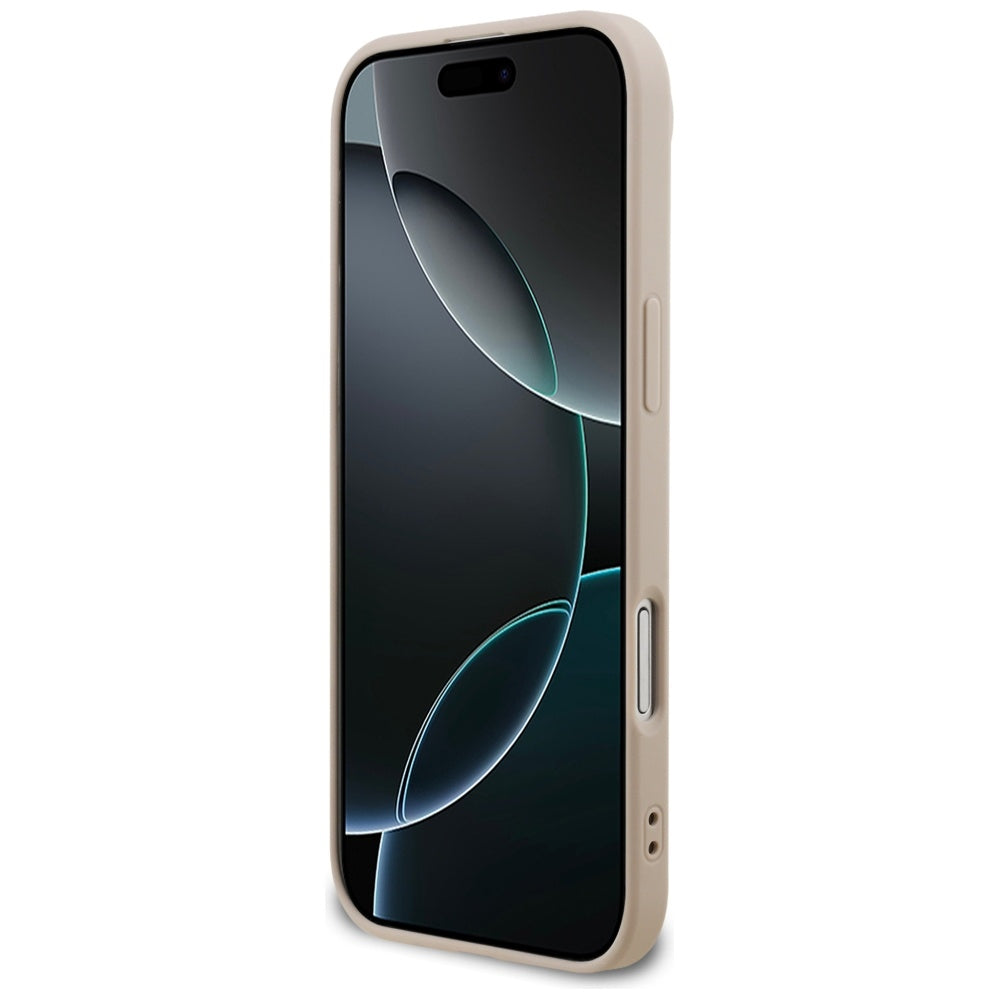 Étui pour Apple iPhone 17 Air, Guess, 4G Grand Logo, Rose