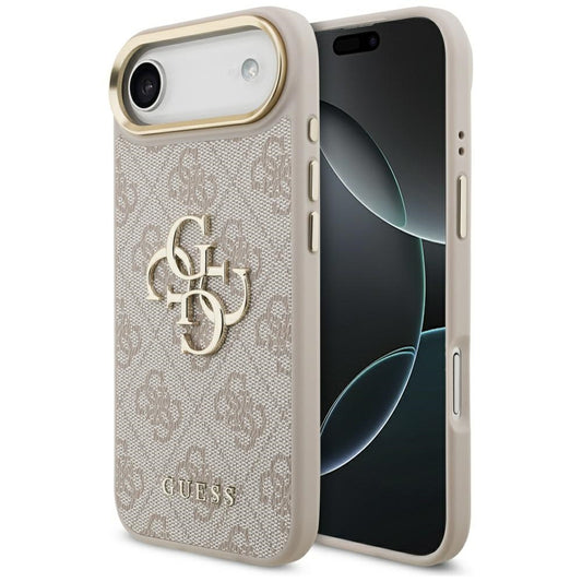 Étui pour Apple iPhone 17 Air, Guess, Big 4G Logo Classic, Rose Doré