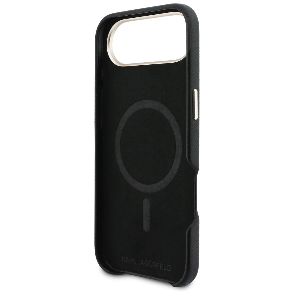 Étui pour Apple iPhone 17 Air, Karl Lagerfeld, Logo Karl Head, Noir