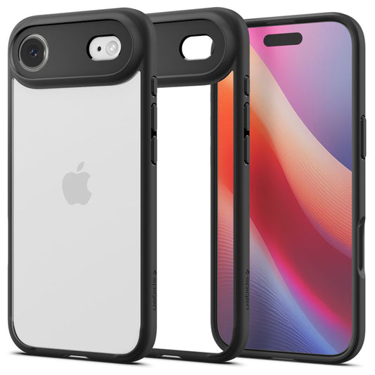Étui pour Apple iPhone 17 Air, Spigen, Ultra Hybrid, Noir Mat