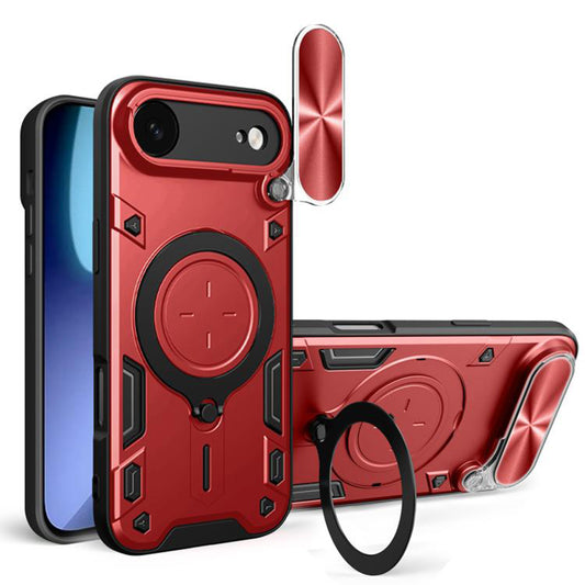 Housse pour Apple iPhone 17 Air, Techsuit, CamGuard Pro, Rouge